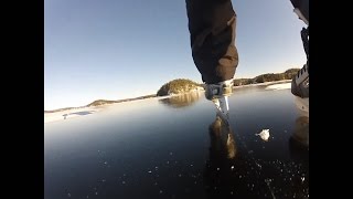 Skating on ice that is smooth as glass!