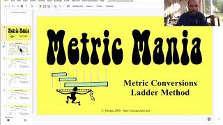 Metric Conversion using the Ladder Method