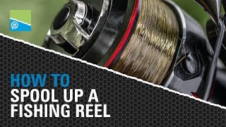 Tackle Room Tips - How To Spool Up A Fishing Reel