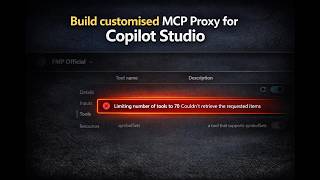 Build an Azure MCP Proxy for Copilot Studio - Extending Copilot Series