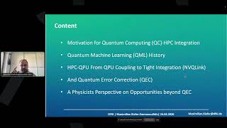 ETP4HPC Webinar - Quantum Machine Learning in HPC: An Overview and Perspectives - 24/04/2026