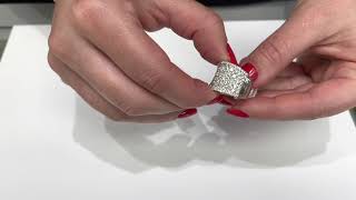 18K White Gold and 3.77 Carat Diamond Ring (Massoyan Jewelers) - MassoyanJewelers.com