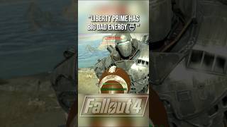 Fallout 4 Defeating Liberty Prime! 🤖 for real this time!💀