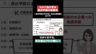 【コスパ良すぎる】産近甲龍の平均年収•有名企業就職率part2 #Shorts