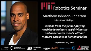MIT Robotics - Matthew Johnson-Roberson - Lessons from the field