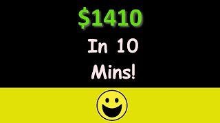 Day Trading Live Making $1410 In 10 Mins!