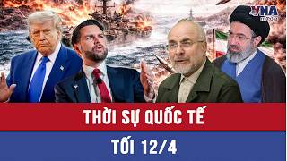 Thời sự Quốc tế tối 12/4. Toàn cảnh đàm phán Mỹ-Iran: Thất bại được báo trước; Iran cảnh cáo tàu Mỹ