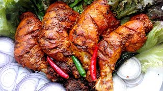 তন্দুরি মসলা দিয়ে তন্দুরি চিকেন রেসিপি - Bangladeshi Tonduri Chicken -Tandoori Chicken Recipe Bangla