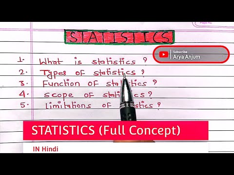 What Is Statistics | Types Of Statistics| Function Of Statistics ...