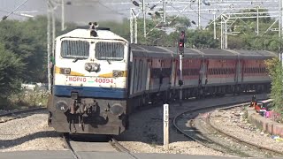 12956 Jaipur - Mumbai Central Gangaur Express Crossing 12239 Mumbai Central - Jaipur Duronto Express