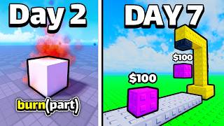 I Tried Learning Roblox Scripting In 7 Days