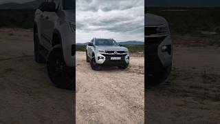 Volkswagen Amarok V6 splashing in the mud. #cars #automobile #volkswagen #amarok