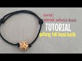 TUTORIAL GELANG TALI KULIT / easy bracelet / jewelry making / ide bisnis/ DIY