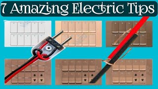 7 Amazing Electric Tips || Professional Setting .$.Electric Board and Wire Settings ..🏆