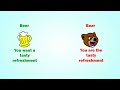 funny beer bear pronunciation is important