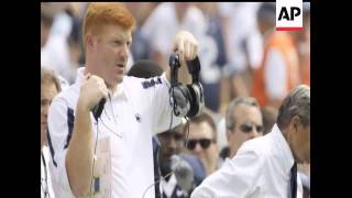 Penn State assistant coach Mike McQueary will miss Saturday's game against Nebraska after the school