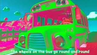 wheels on the bus go round and round - wheels on the bus | cocomelon nursery rhymes & kids songs
