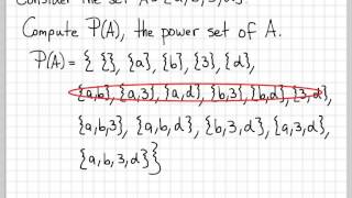 Proof and Problem Solving - More Sets Example 04