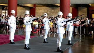 20190813國父紀念館(Dr. Sun Yat-Sen Memorial Hall)海軍儀隊『陸戰儀隊』交接(Changing of the Guard)