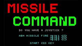 Missile Command/ミサイルコマンド (Sharp Mz-700, 1983, A.Y.A Production)