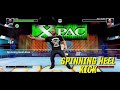 x pac signature move wwe mayhem