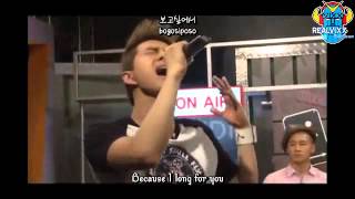 [RealVIXXIntl][Engsub] 120713 Studio C - Ken \u0026 LEO (VIXX) Singing I Miss You