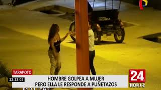 Tarapoto: mujer se defendió a puñetazos de los golpes de su pareja