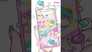 Hello Kitty 2022 Design Homescreen For Android || Support All Type Phone