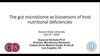 The gut microbiome as biosensors of host nutritional deficiencies - Suzanne Devkota