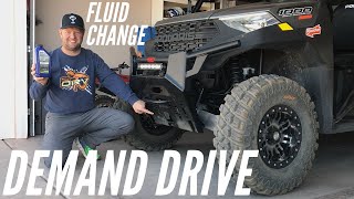 DEMAND DRIVE Fluid Change - 2020 Ranger Crew 1000 SOHC (Vid #40)