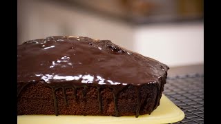 Chocolate Pound Cake with Chocolate Coating