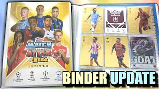 MATCH ATTAX EXTRA 2025 BINDER UPDATE Collection Progress | Gold Edge \u0026 Black Edge | Relic \u0026 The GOAT