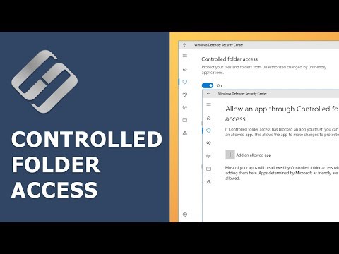 Acceso controlado a carpetas en Windows 10 Defender (Protección antivirus gratuita) ️️