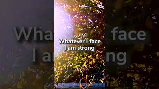 Whatever I Face - Affirmations [28 SECS!] Guided Meditation 💙 Positive Manifestation Overcome Fear 💙