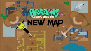 BRAAINS.IO NEW MAP! CONSTRUCTION SITE NEW MAP + NEW ITEMS!