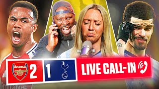 GUNNERS WIN! ABBI FUMING! ARSENAL 2-1 TOTTENHAM POST GAME CALL IN SHOW 📞