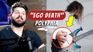 Bass Teacher REACTS | POLYPHIA "Ego Death" feat. Steve Vai | Clay Gober HYBRID Picking On BASS?