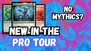 New cards in the pro tour mythics are outdated