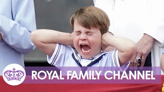 Prince Louis is Star of the Show for Queen's Jubilee Flypast