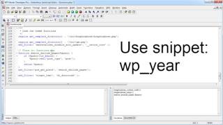 WordPress shortcode to show current year