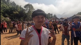 Mae la Oon camp Celebrating Karen new year 2763