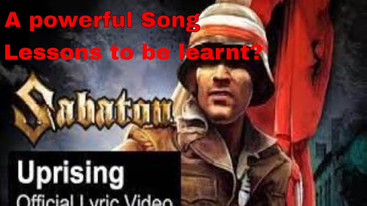 Sabaton Uprising Reaction What A Deep Song - YouTube