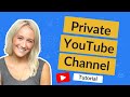 How to create a private YouTube Channel | Monetize a YouTube community