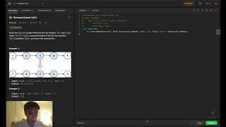 Reverse Linked List II | 92 Leetcode | Python3
