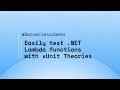 Easily test .NET Lambda functions with xUnit Theories