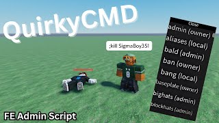 The Best Fe Admin Script In Roblox Quirkycmd Krisss Mp3 Mp4 Download