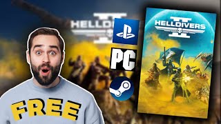 How to Get HELLDIVERS 2 for FREE ✅ Steam/PC, PS5 Game Code NEW