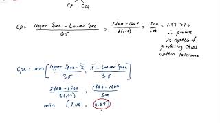Statistical Process Control: Process Capability I