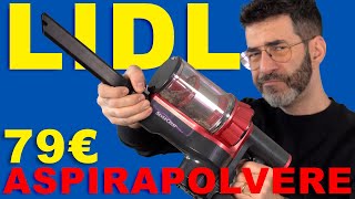 HO COMPRATO L'ASPIRAPOLVERE RICARICABILE SILVERCREST DEL VOLANTINO LIDL GENNAIO 2024 A 79 EURO !