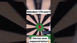 The weirdest 170 in darts history (sorry that half the board  got cropped)